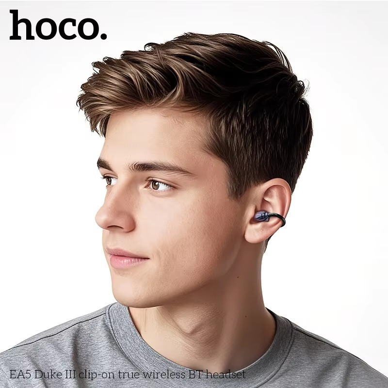 hoco EA5 Clip-on True Wireless Bluetooth Earphone (Black) hoco EA5 Clip-on True Wireless Bluetooth Earphone (Black)